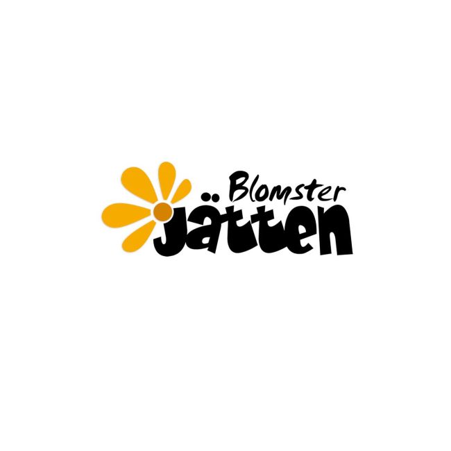 Blomsterjätten logotyp ny orange färg