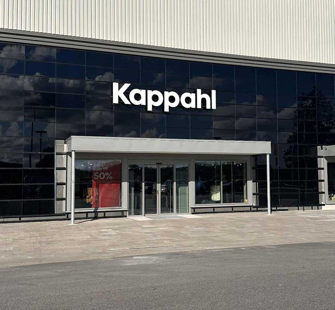 Entré Kappahl i Kungnsfors Skene